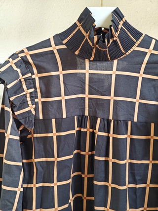 BLUSA EMMA CUADROS.