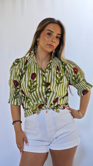 BLUSA MARA ESTAMPADA